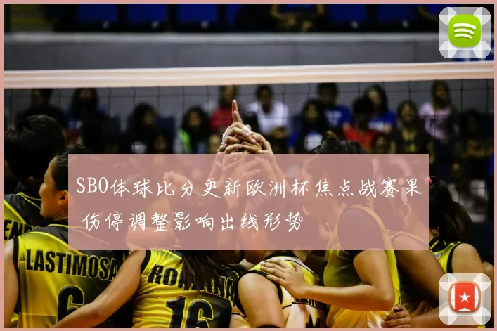 SBO体球比分更新欧洲杯焦点战赛果 伤停调整影响出线形势